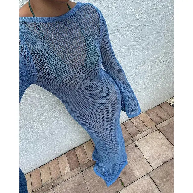 Natasha Crochet Gown